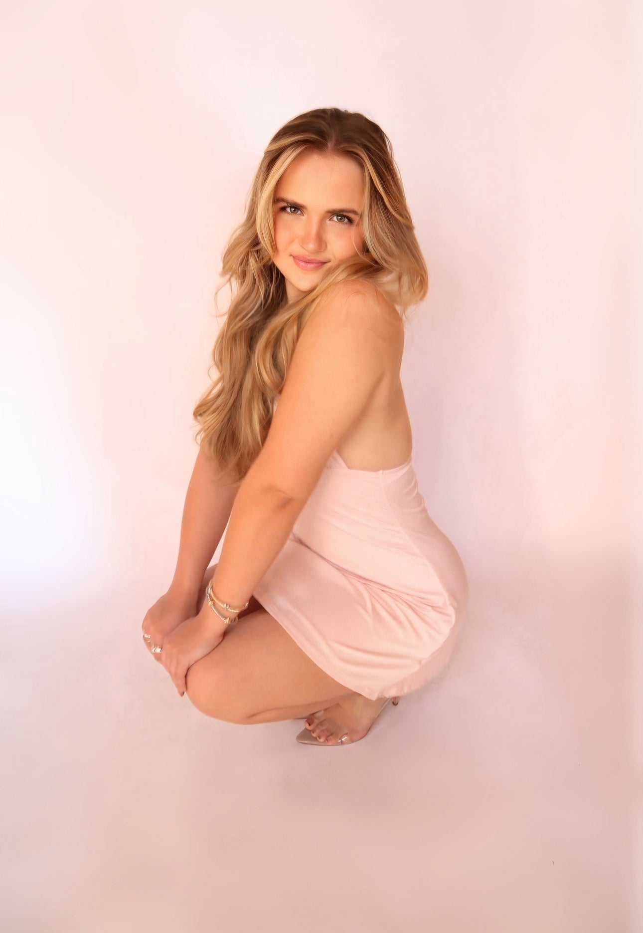 Pretty in Pink Halter Dress